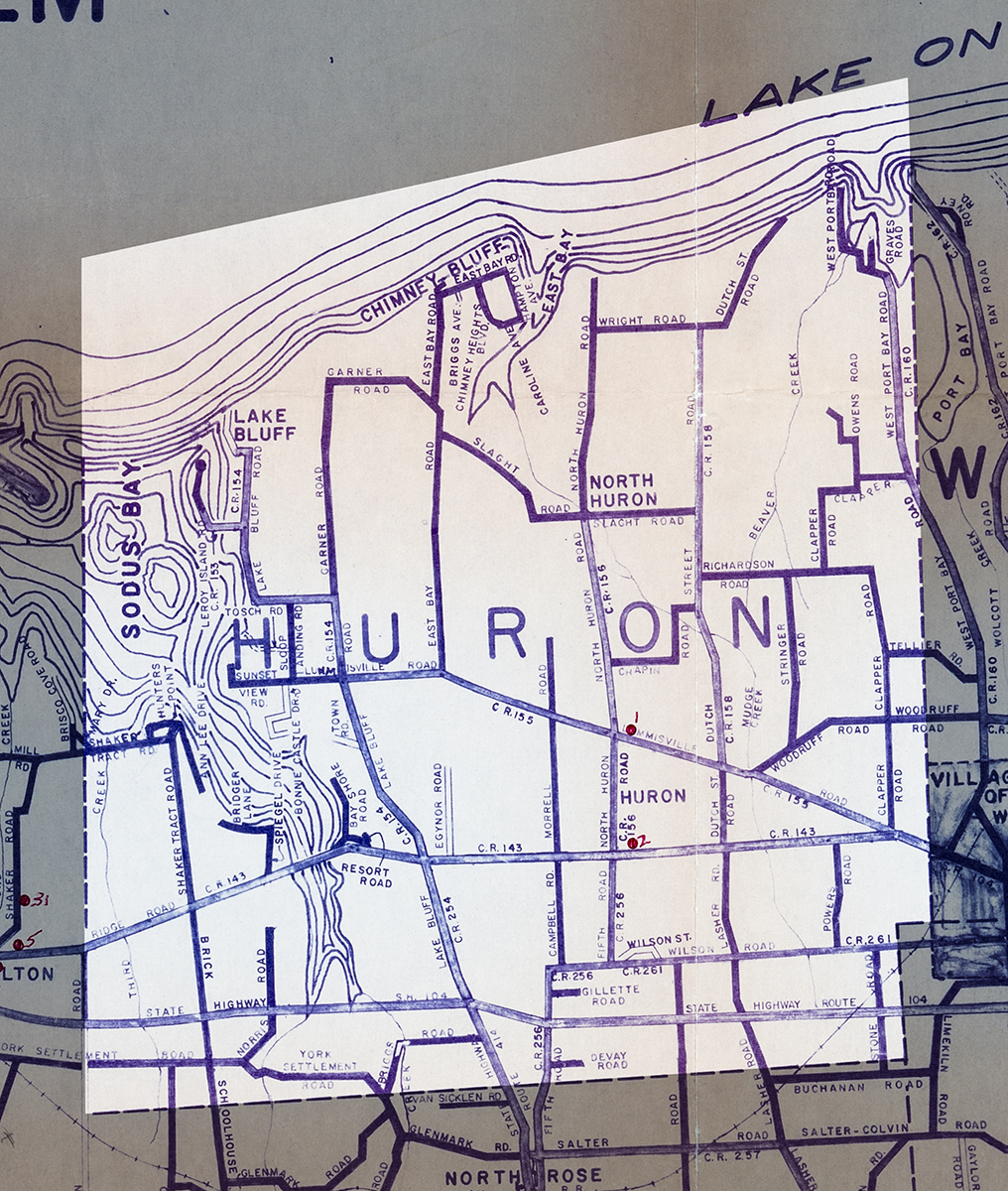 Town of Huron Map